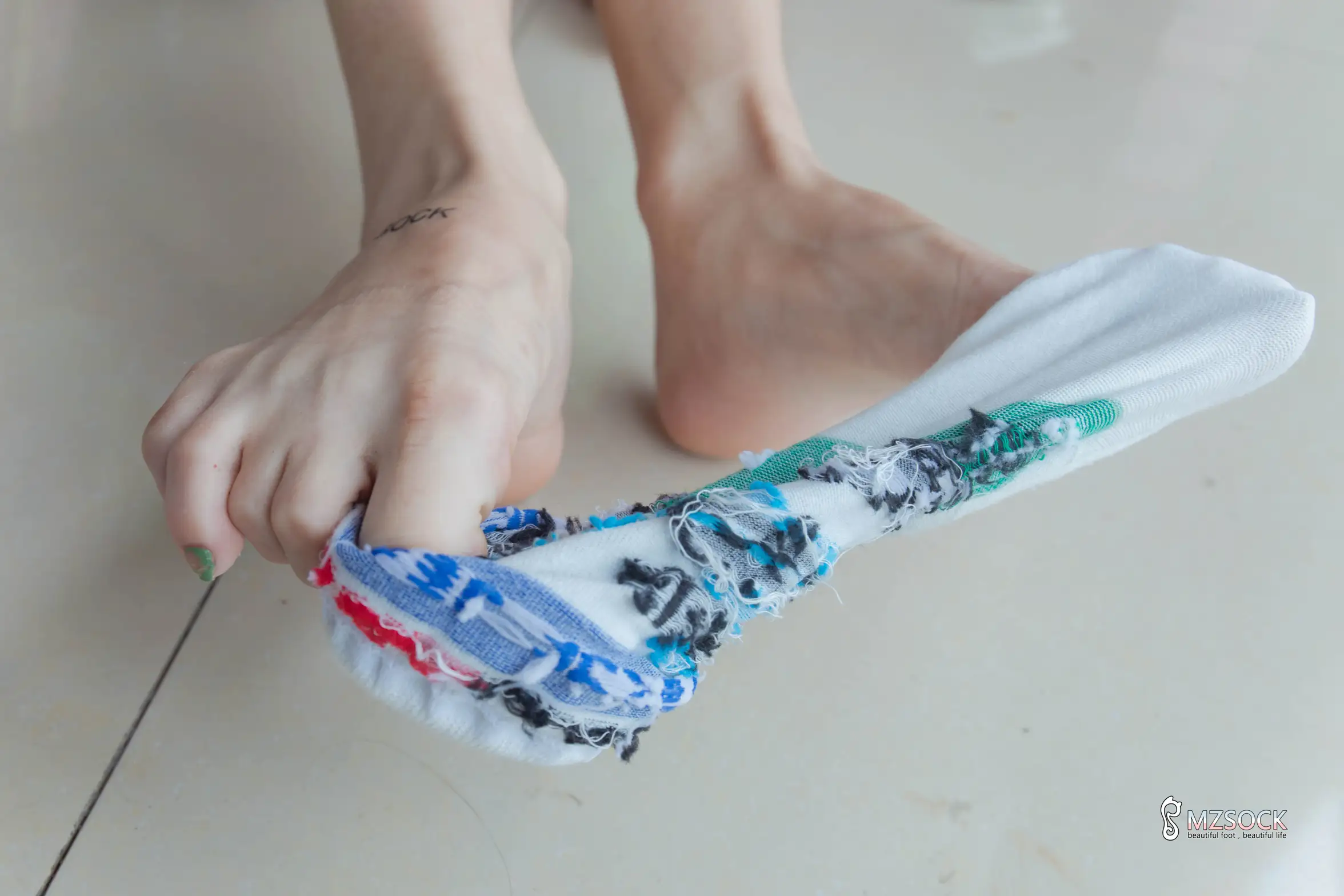 [Mzsock] Love beautiful feet NO.195 Sissi#[74P]-73