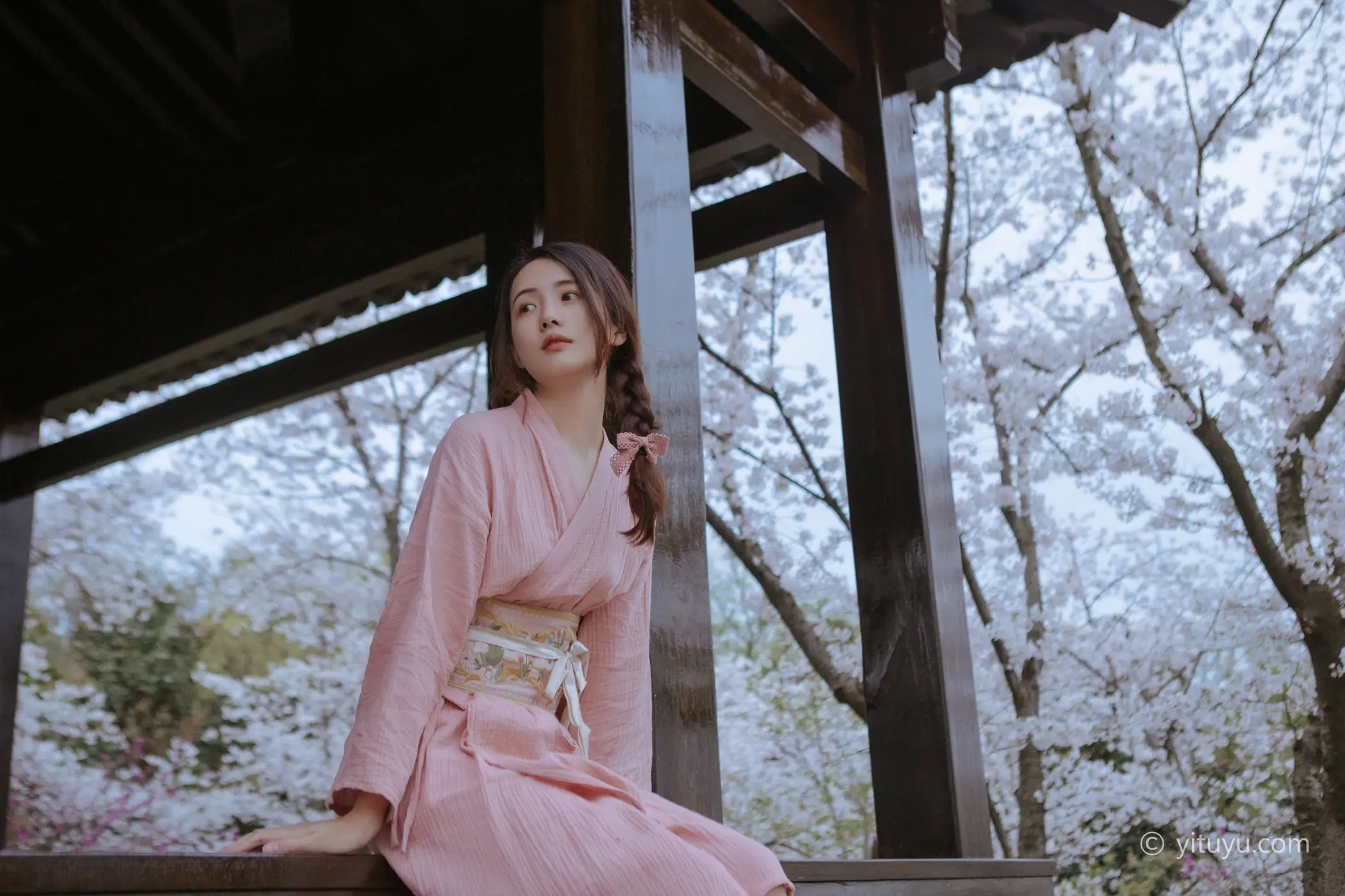 [YITUYU] 2021.05.19 Vol.057 – The wind is getting warmer and the cherry blossoms will be blooming A little April#[24P]-15